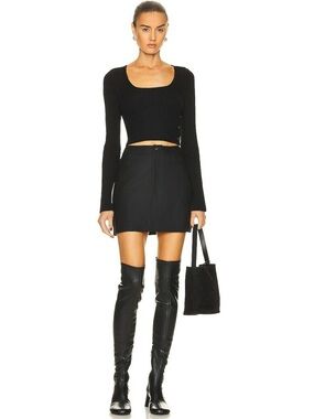 LouLou Studio Hornby Mini Skirt